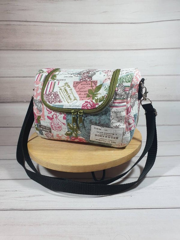 Paris Postcard - Handgemaakte crossbody tas