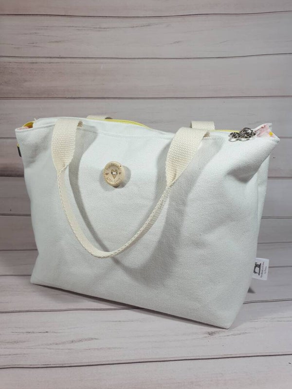 Whisper White - Handgemaakte Handtas