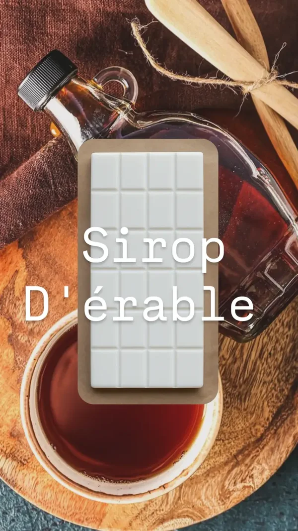 Tablette fondante sirop d'érable