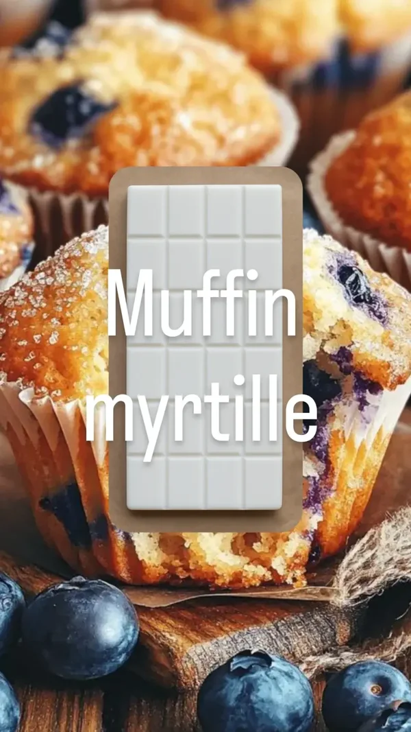 Tablette fondante muffin myrtille