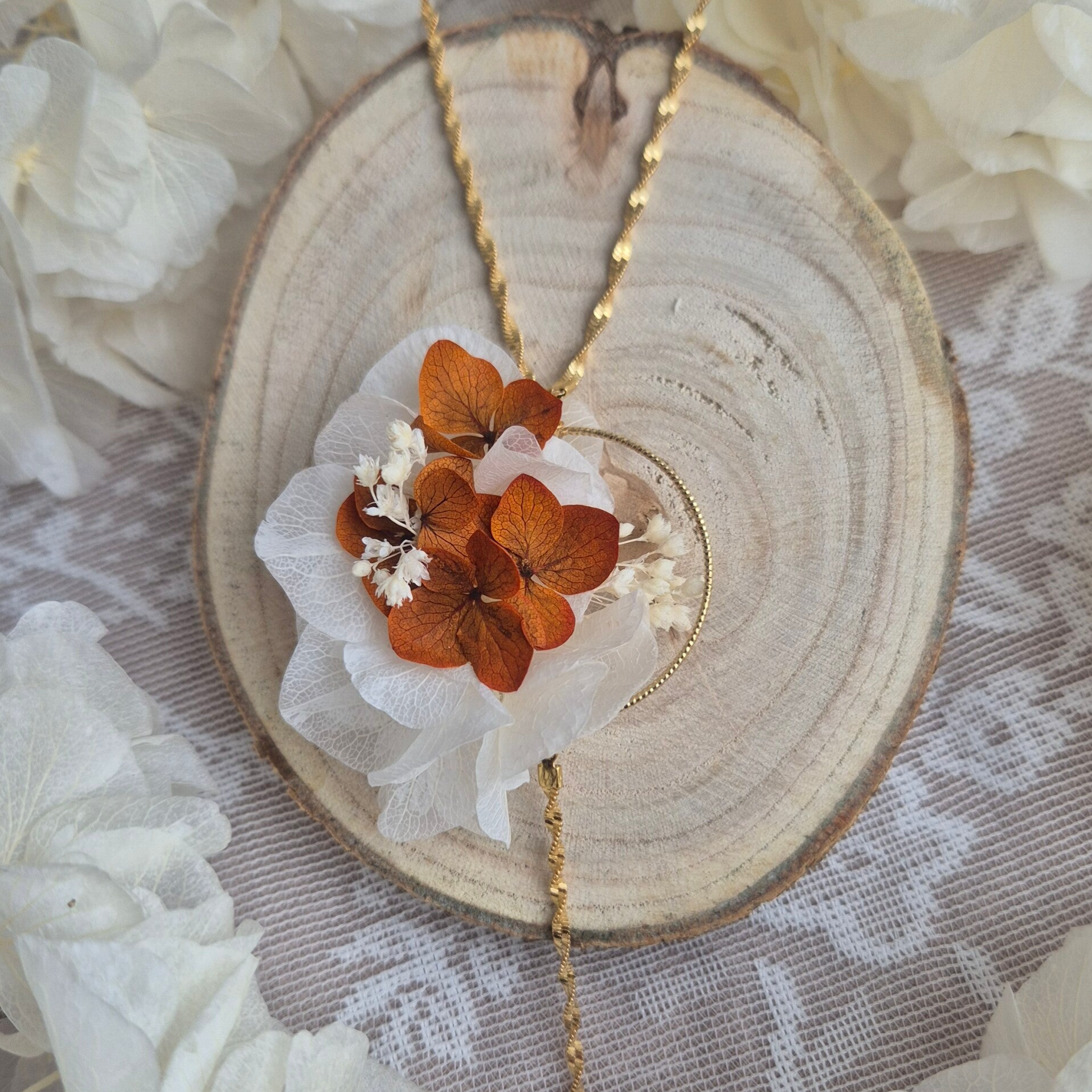 Collier de dos Alma (terracotta)