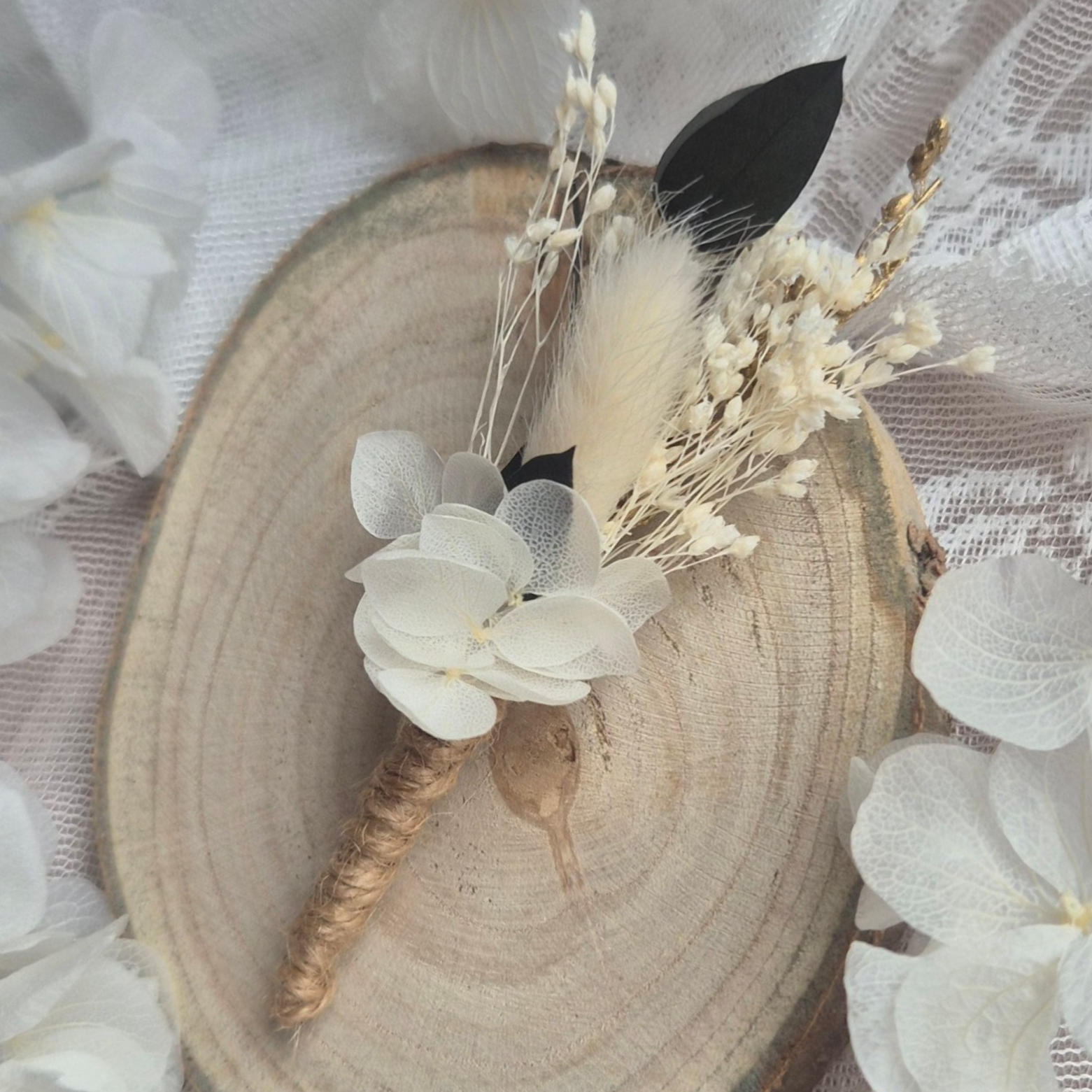 Boutonnière fleurie Manon