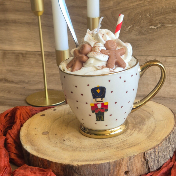 Bougie Noël casse noisette