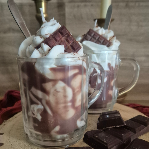 Bougie chocolat praliné