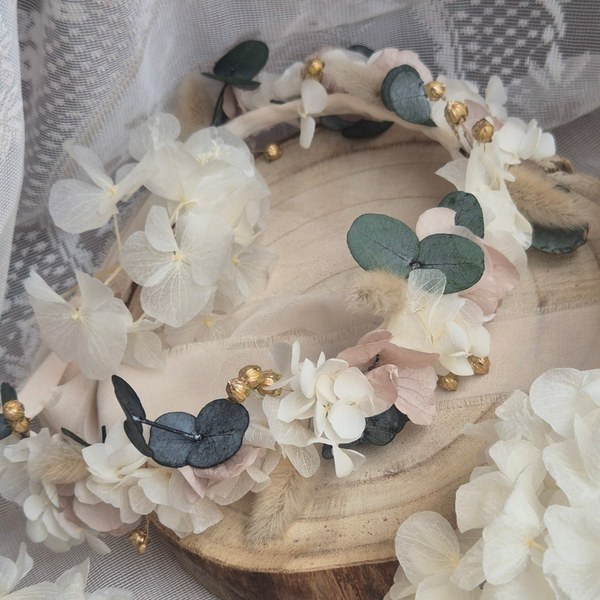Couronne de fleurs Jade