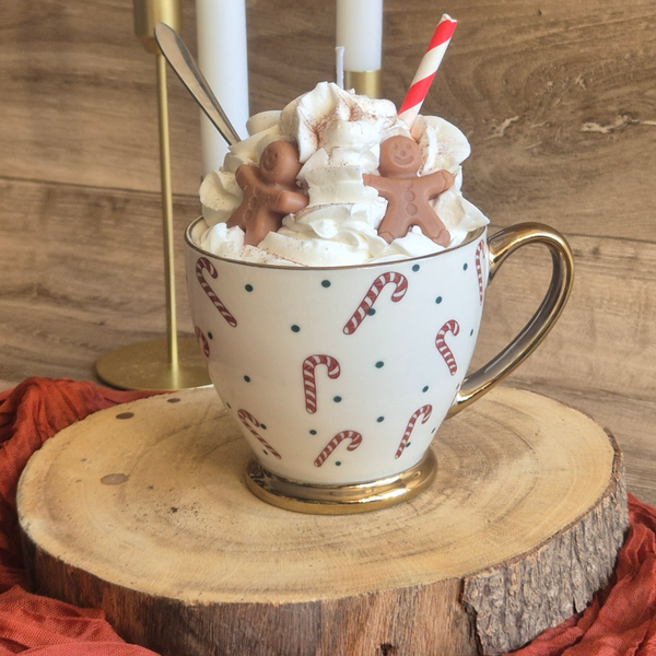 Bougie Noël sucre d'orge