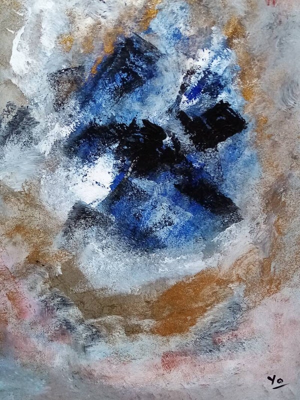 La danse toile acrylique h73x L 54 p 2cm