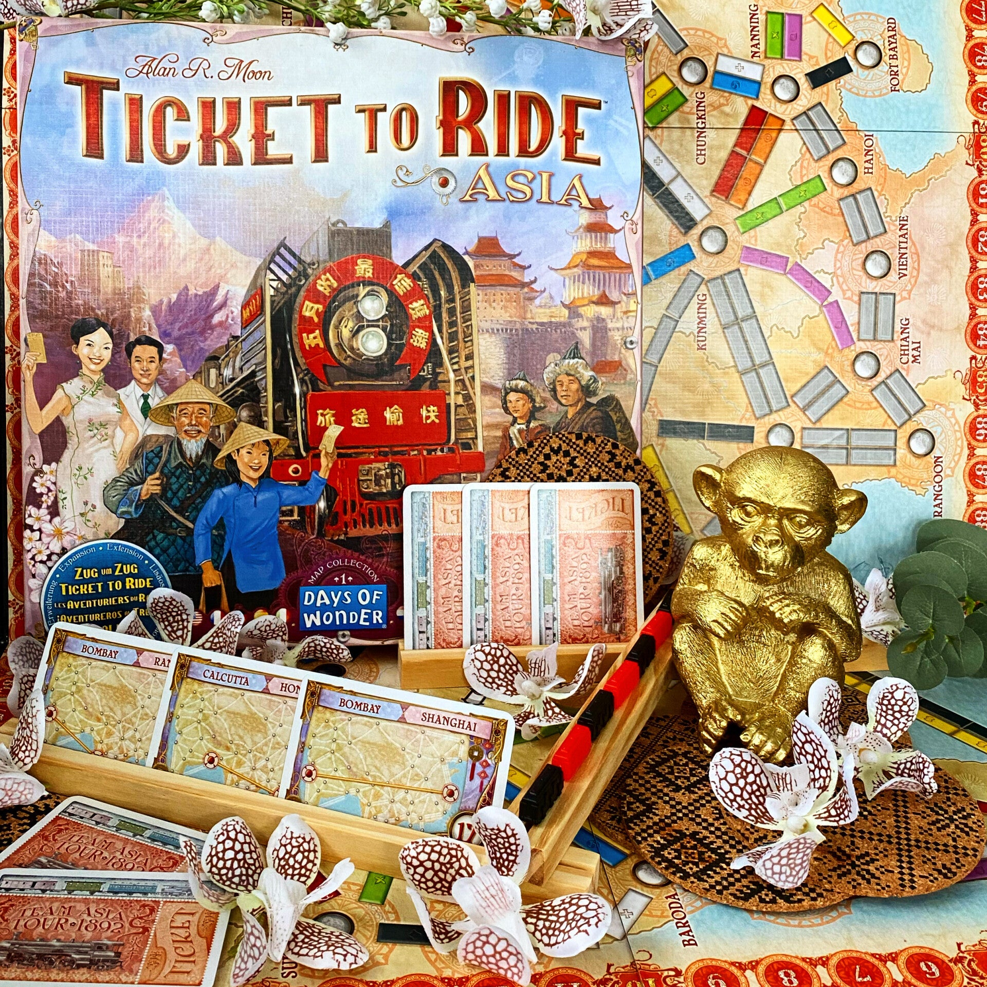 Ticket to Ride Azië - Uitbreiding