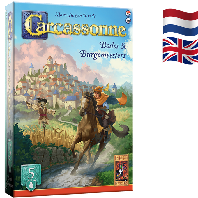 Carcassonne: Bodes & Burgemeesters Uitbreiding 5 - Bordspel