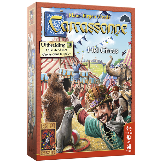 Carcassonne: Het Circus Uitbreiding - Bordspel