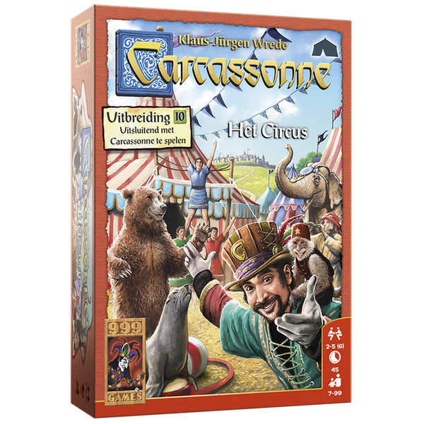 Carcassonne: Het Circus Uitbreiding - Bordspel