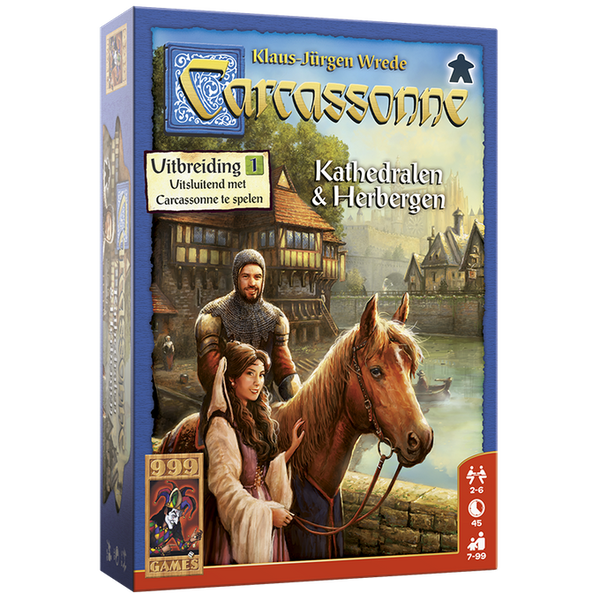 Carcassonne: Kathedralen & Herbergen Uitbreiding - Bordspel