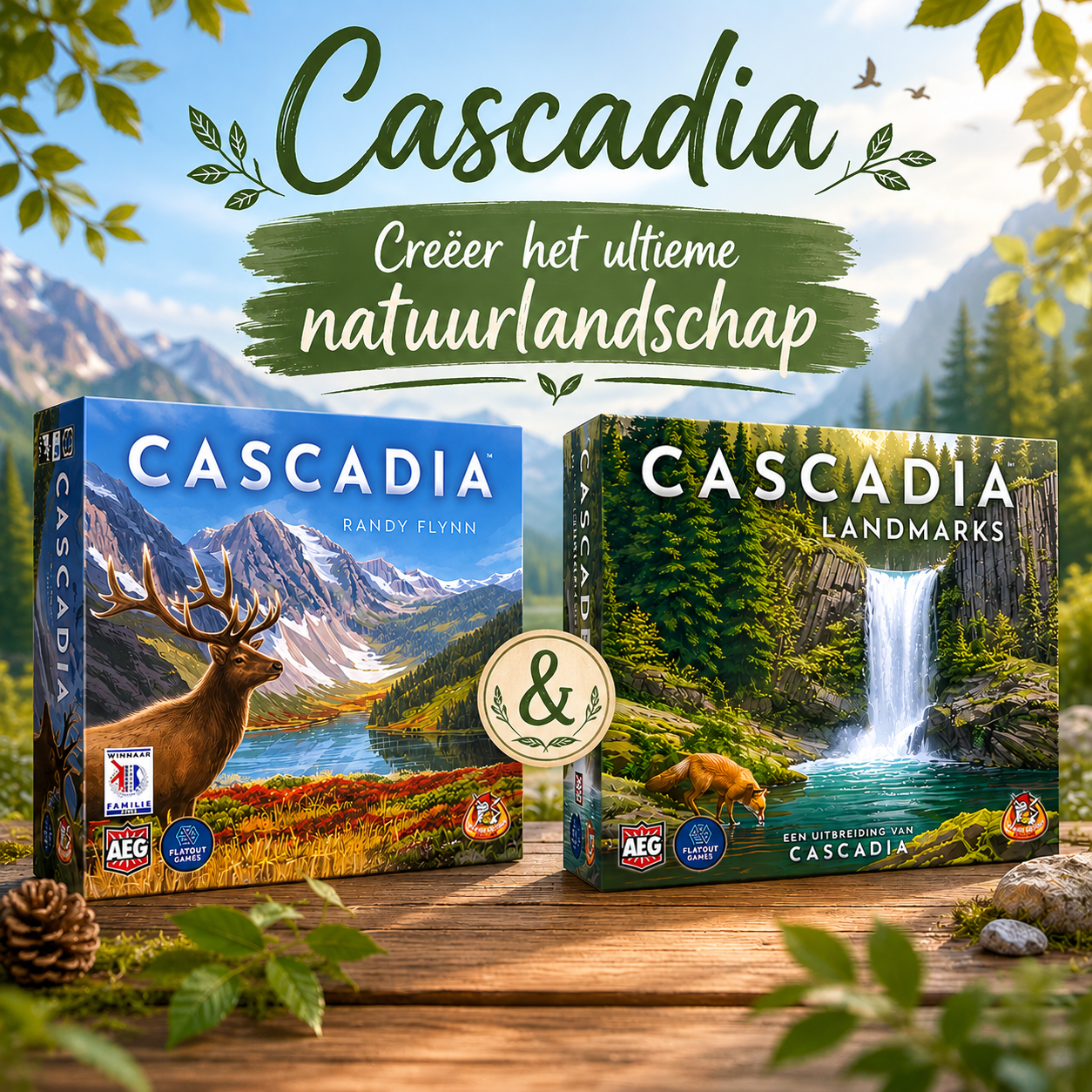 Combi-deal: Cascadia & Uitbreiding Landmarks