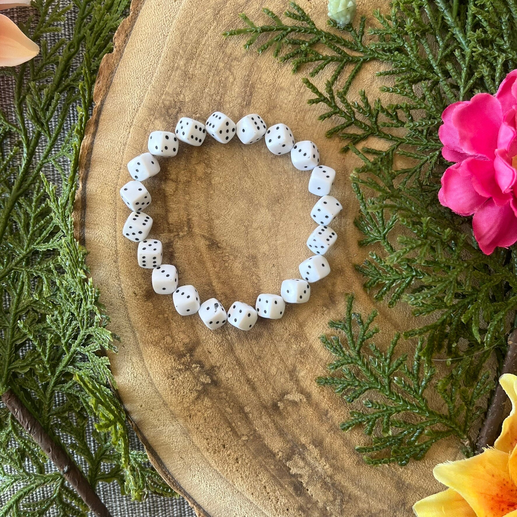 Armband Dobbelsteen - Wit