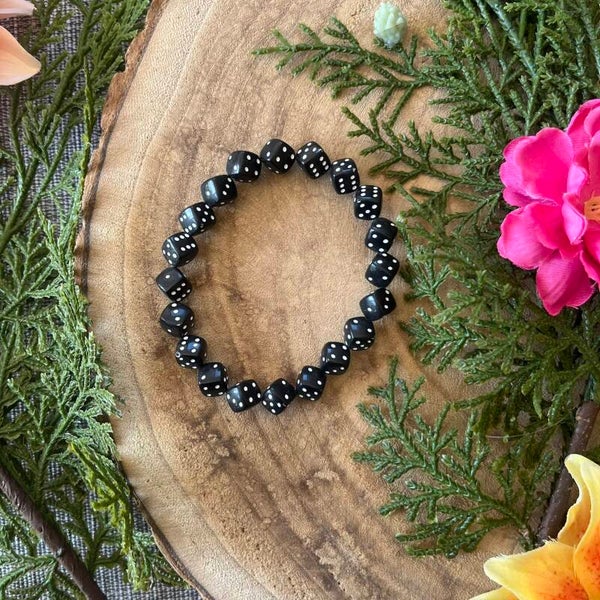 Armband Dobbelsteen - Zwart