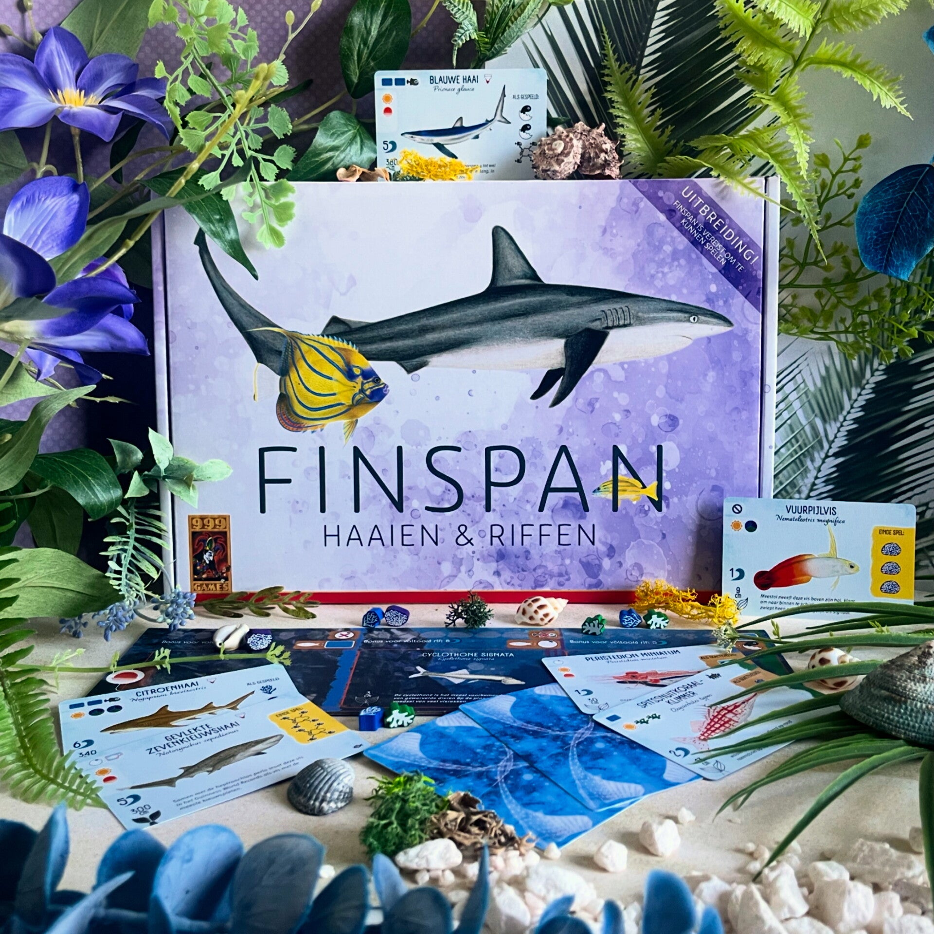 Finspan Uitbreiding: Haaien en Riffen - Bordspel