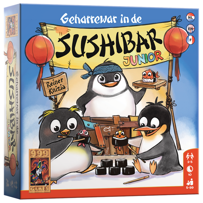 Geharrewar in de Sushibar Junior - Dobbelspel
