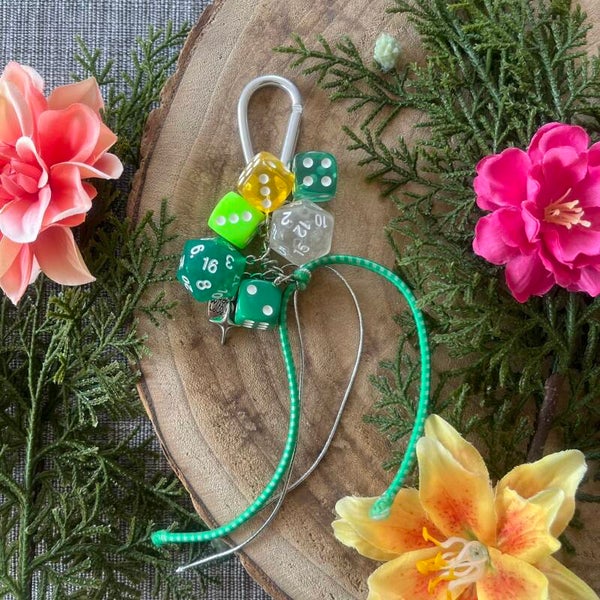 Sleutelhanger Dobbelsteen - Green Party