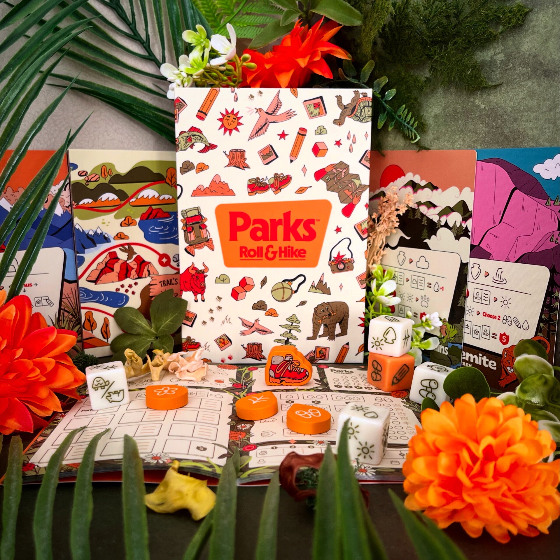 Parks Roll & Hike - Dobbelspel