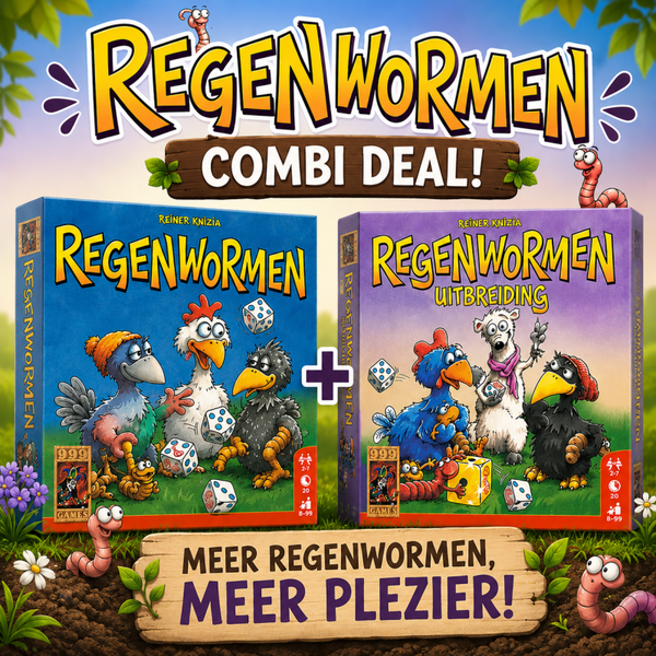 Combi-deal: Regenwormen + Uitbreiding - Dobbelspel