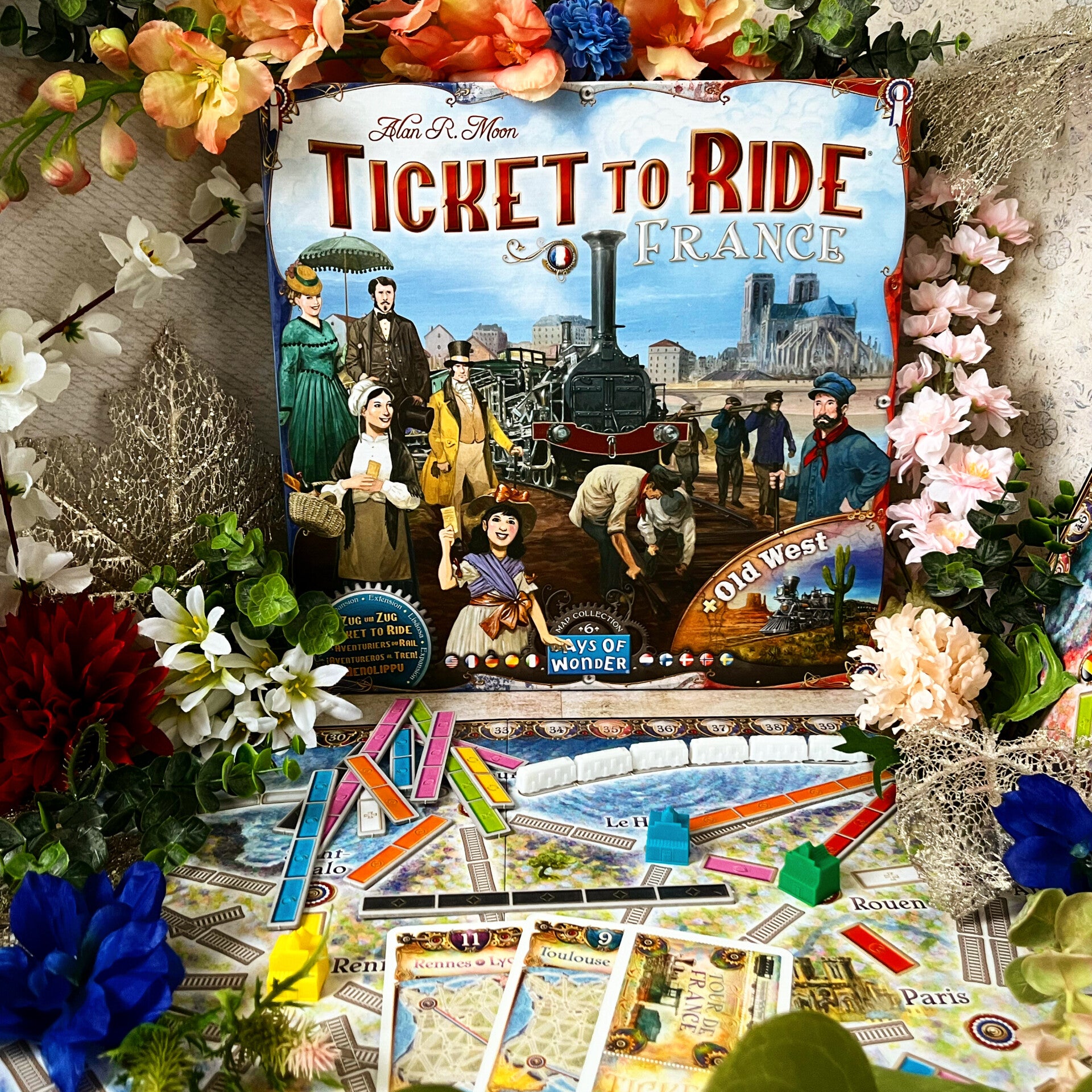 Ticket to Ride Frankrijk & Old West - Uitbreiding