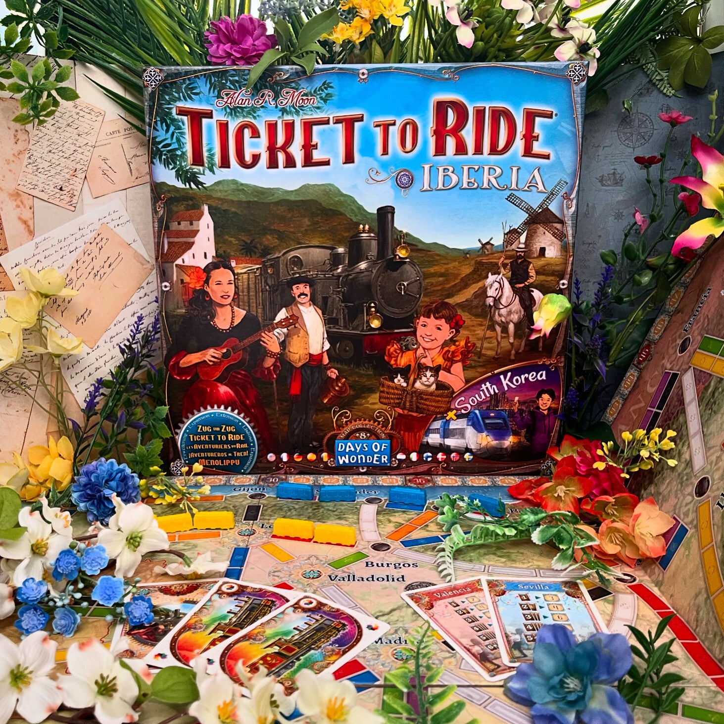 Ticket to Ride Iberia & South Korea - Uitbreiding