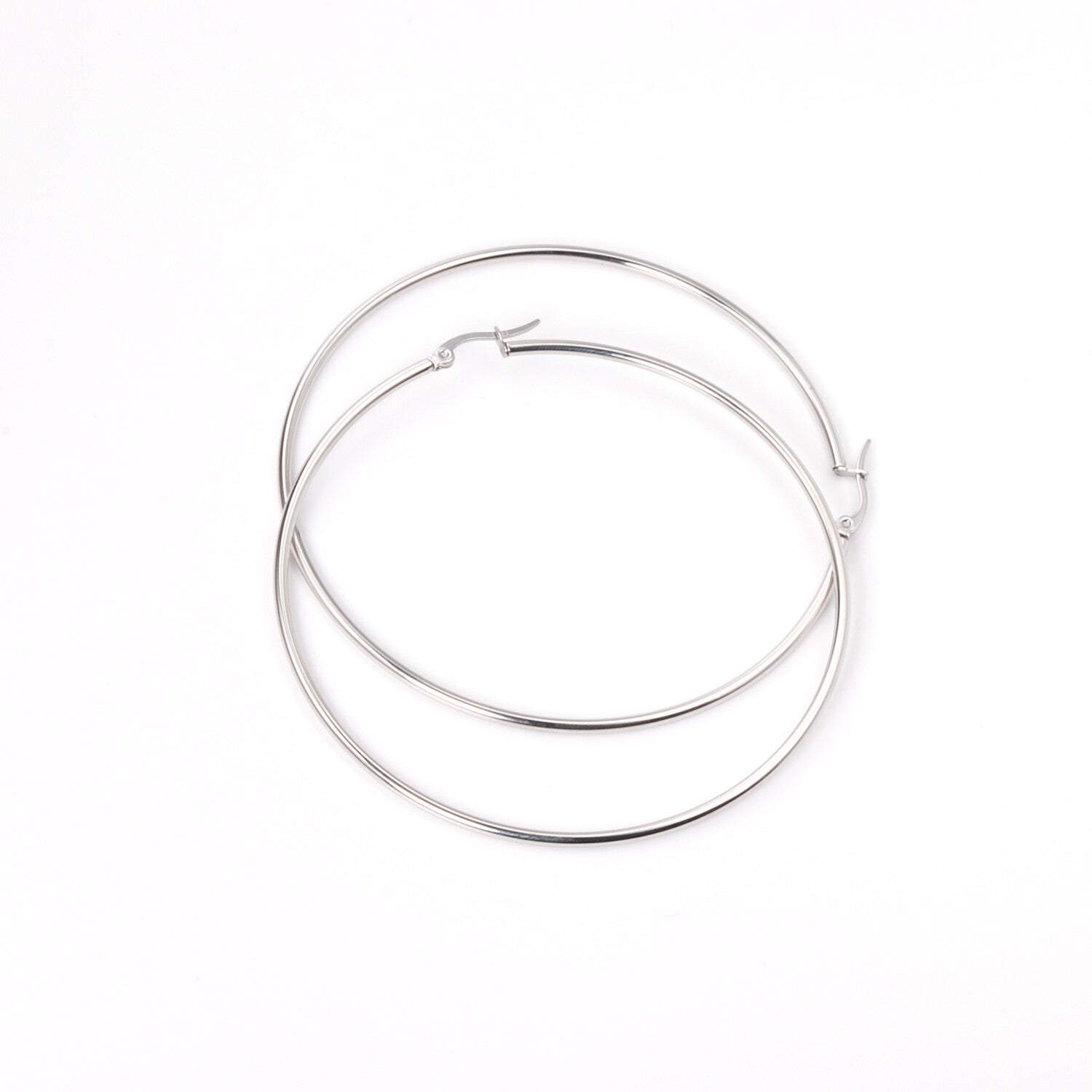 Grote oorringen zilver