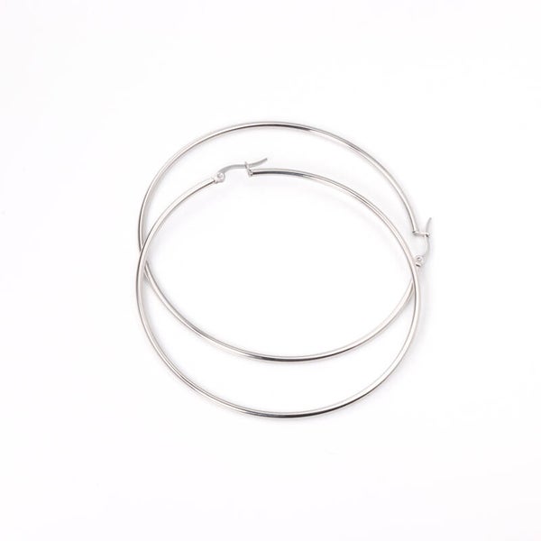 Grote oorringen zilver