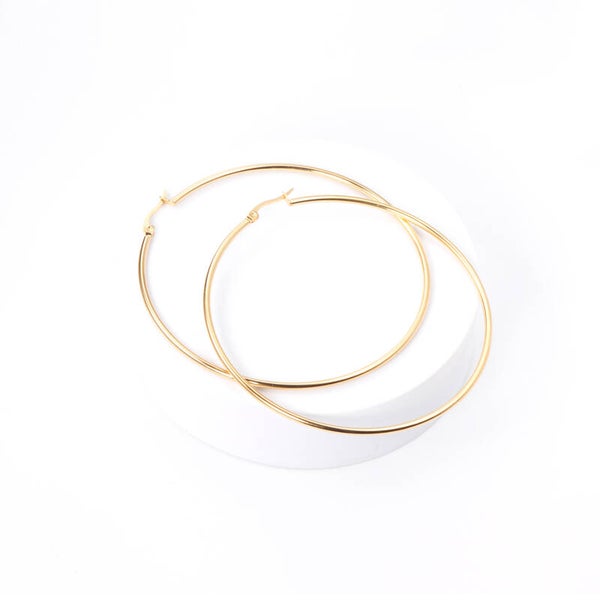 Grote oorringen goud