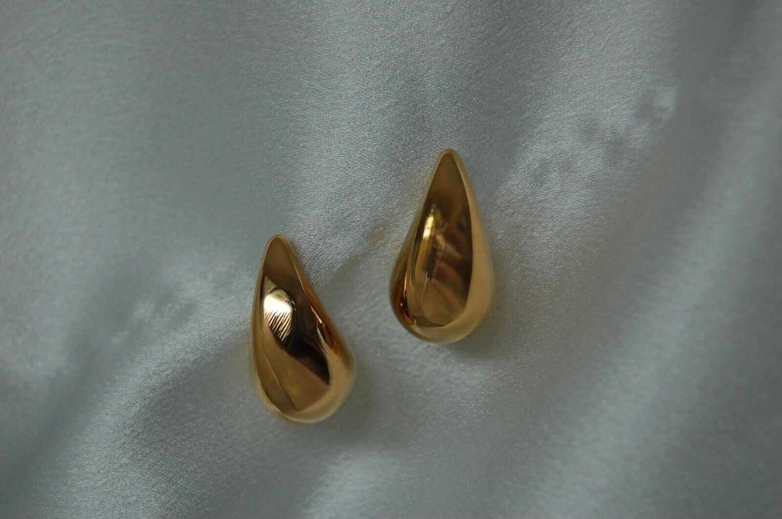 Druppel oorbellen goud