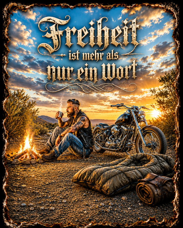 Motiv Biker  Freiheit