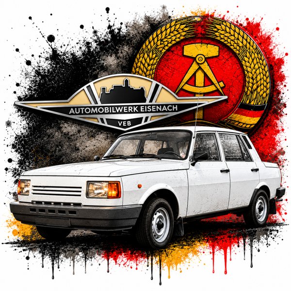 Motiv Wartburg DDR Logo