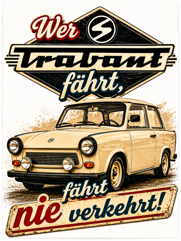 Motiv Wer Trabant fährt......