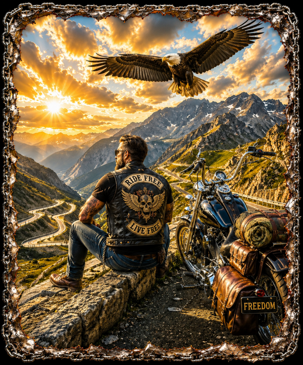 Motiv Biker  Adler