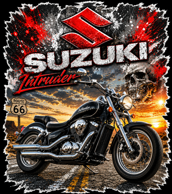 Motiv Suzuki Intruder Schwarz