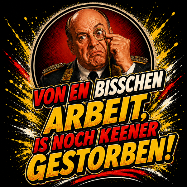 Motiv Oberst Kling Von den bisschen Arbeit