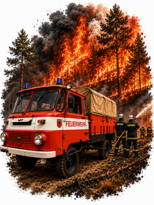 Motiv Robur Waldbrand