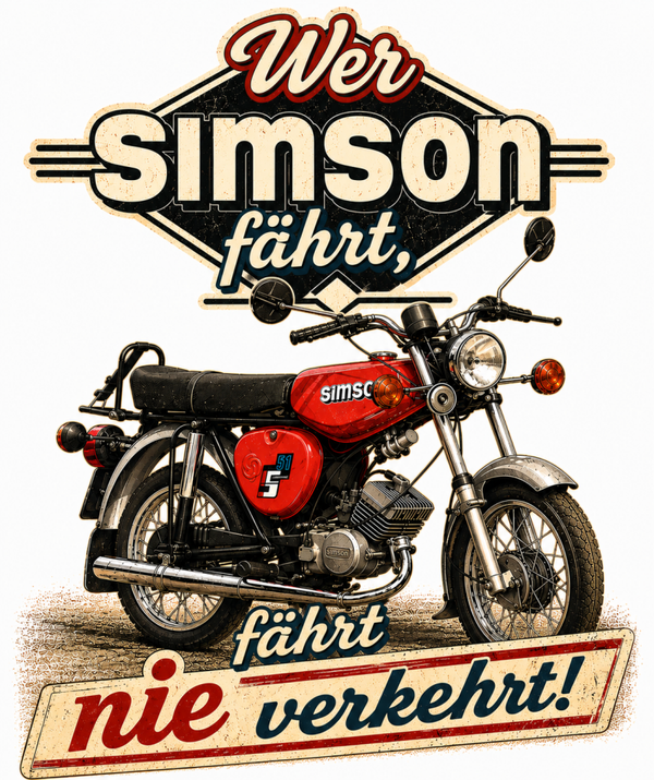 Motiv Wer Simson fährt.......