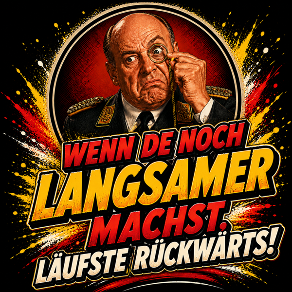 Motiv Oberst Kling Wenn de noch Langsamer.....