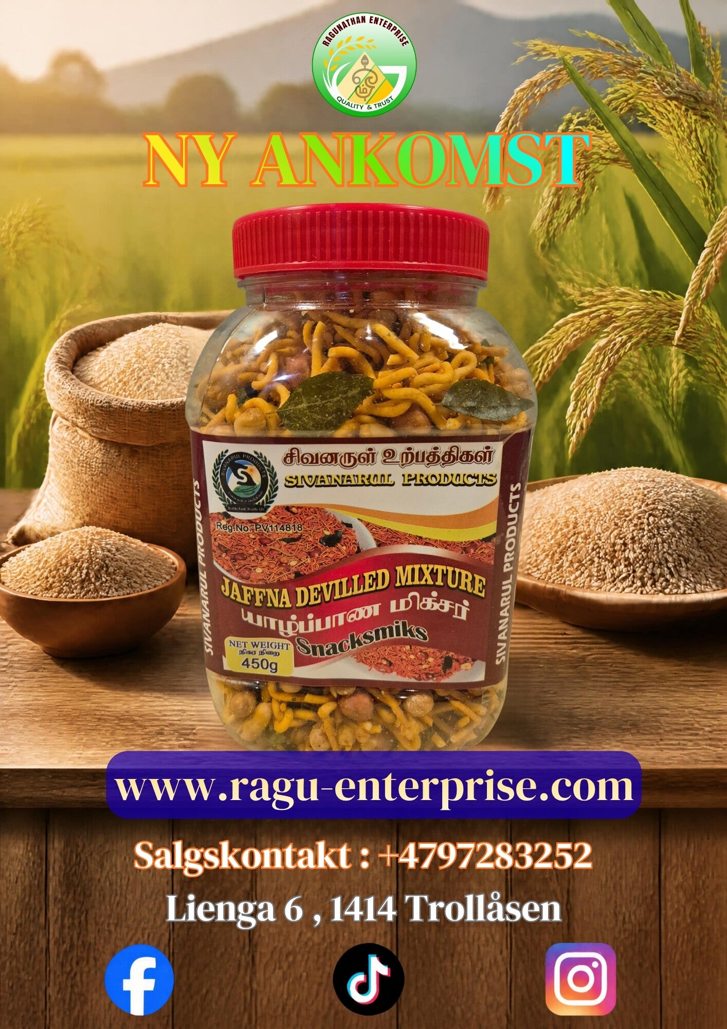 Jaffna Mixture 450g X 24