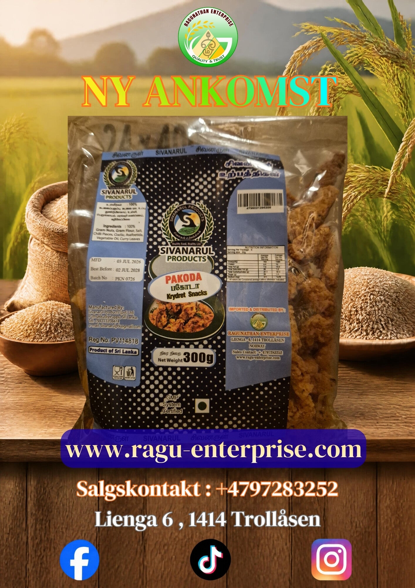 Pakoda 300g x 24