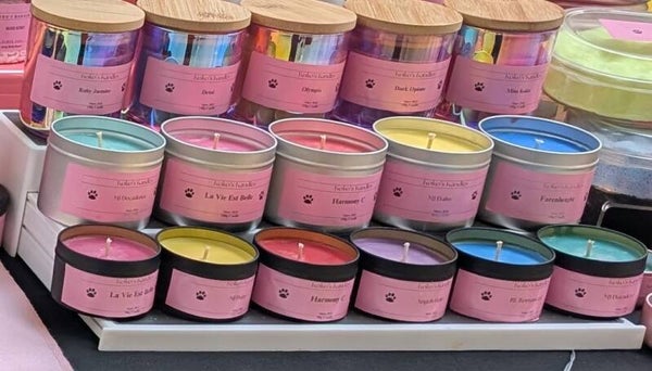 Silver Tin Candle 180g