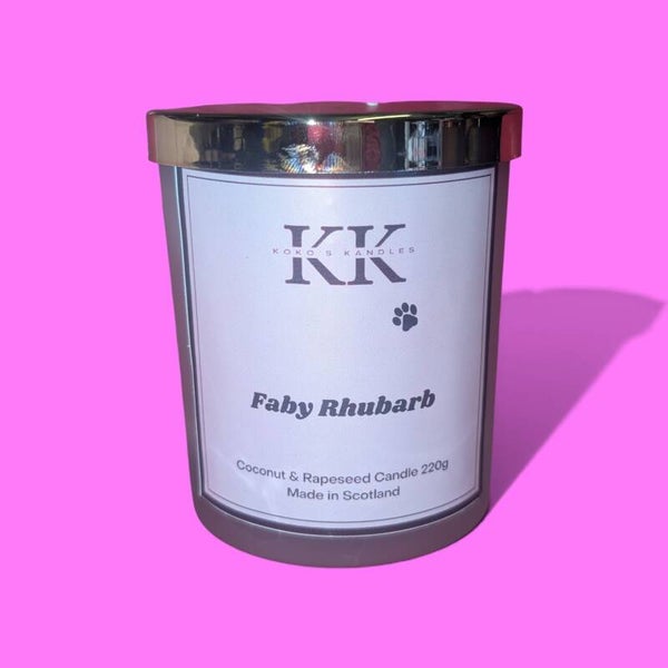 Frosted Glass Candle