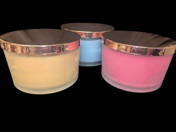 Frosted Glass Candle 525g