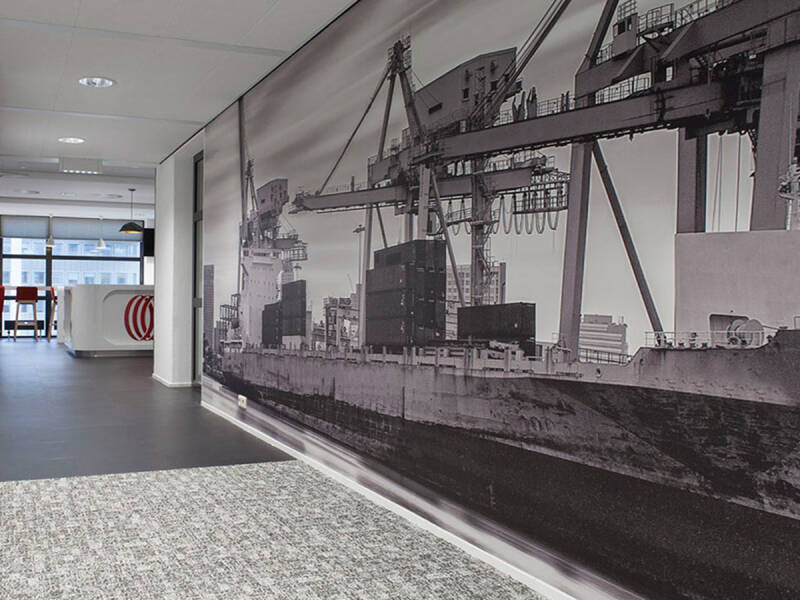 fotobehang industriële look