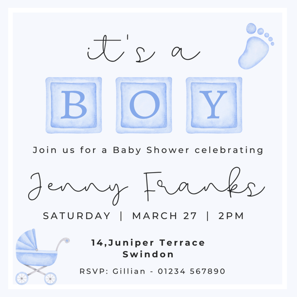 Baby Shower - It's a Boy