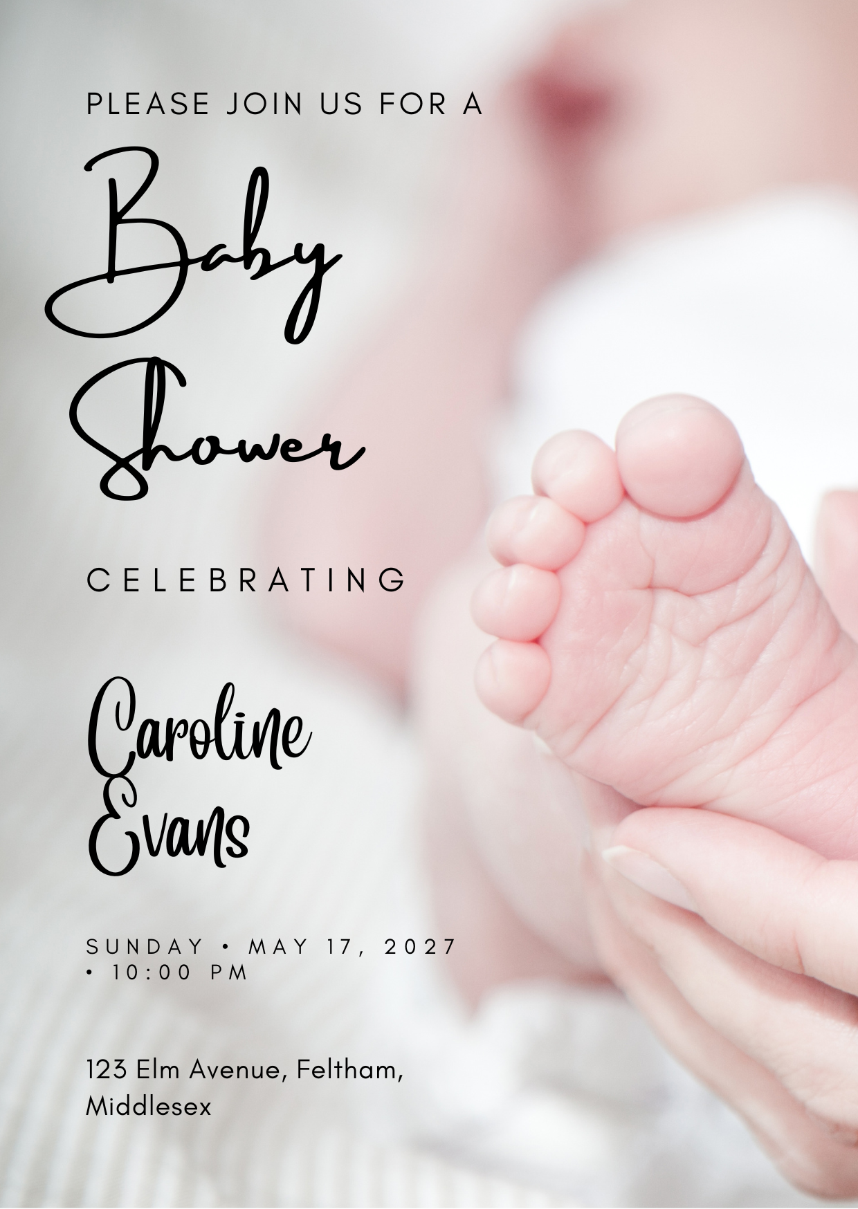 Baby Shower -5 tiny toes