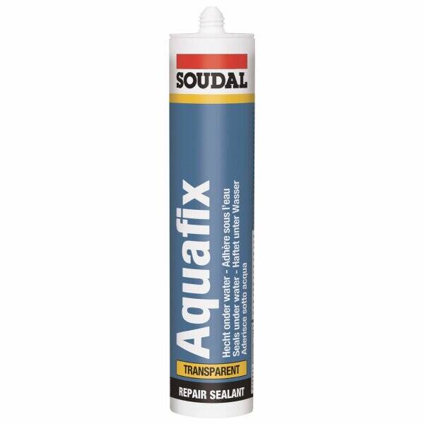 Soudal Aquafix wasserfester Reparaturdichtstoff 310ml Kartusche kristallklar