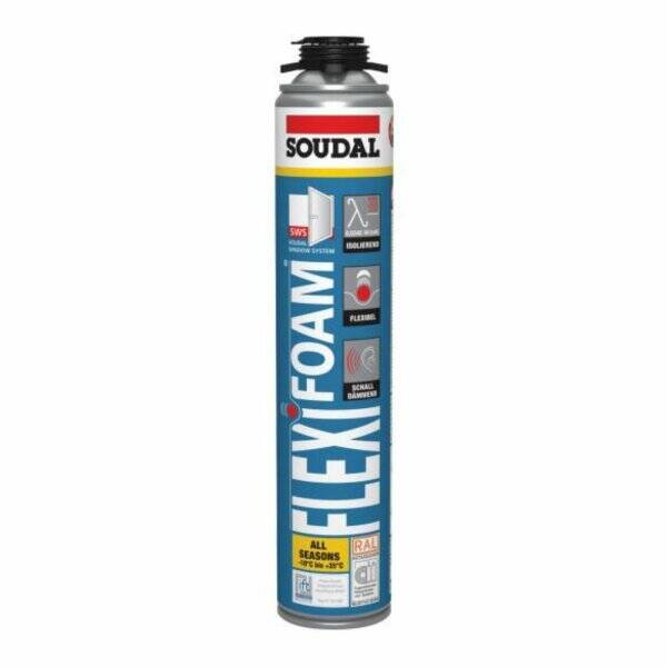 Soudal Flexifoam hochelastischer PU Fensterschaum 750ml für Pistole