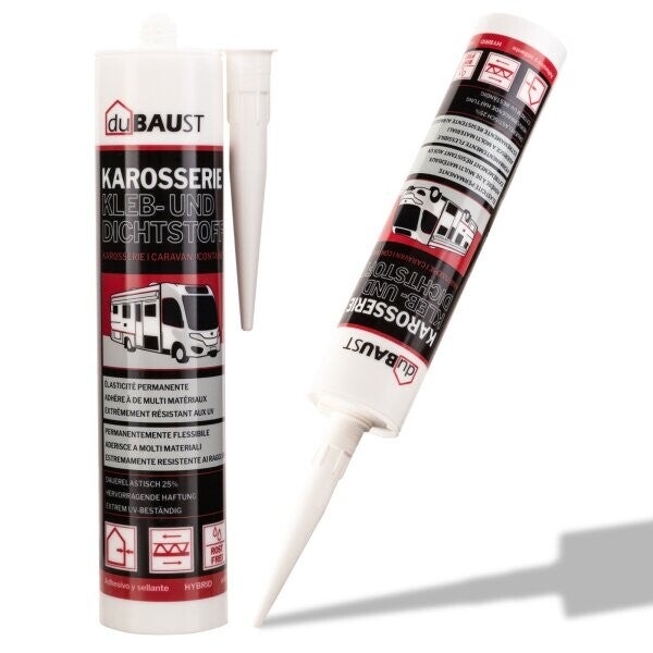 duBAUST Karosseriekleber Klebdichtstoff 290ml Kartusche versch. Farben